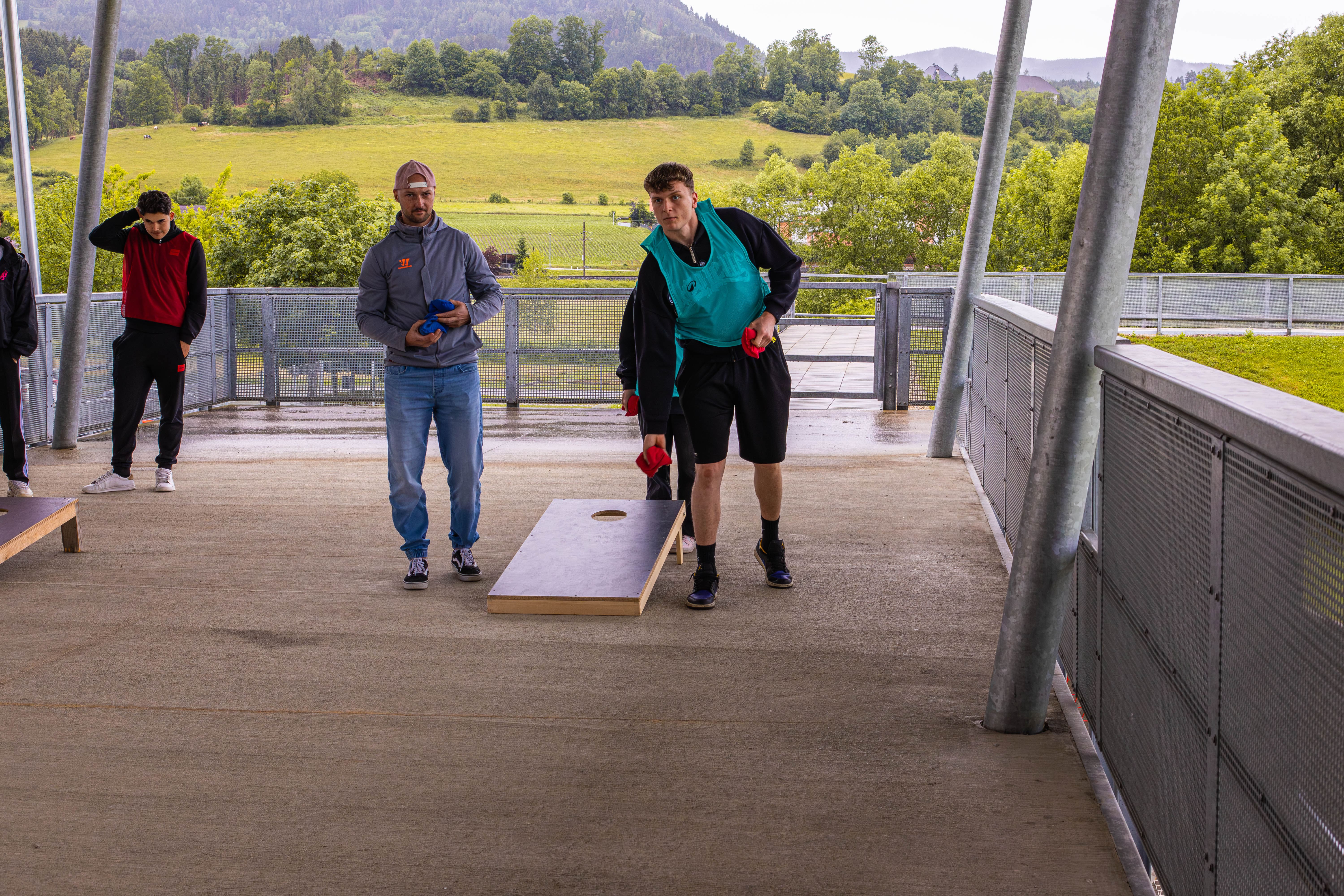 Cornhole-Highlight vom Berufsschulsporttag